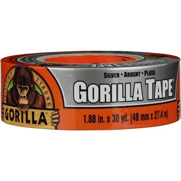 Gorilla Glue 1.88 in. x 30 Yards Gorilla Tape, Silver GOR105634 - main